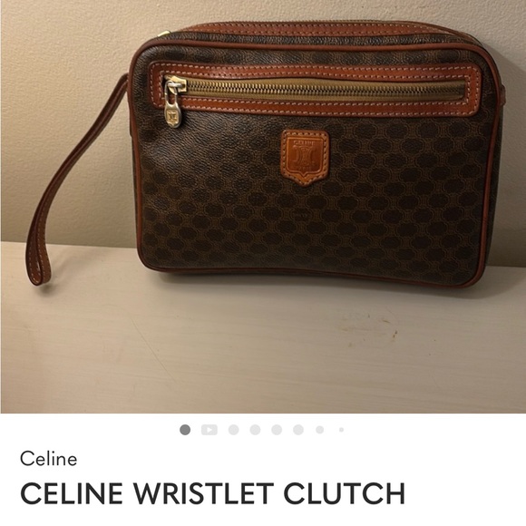 CELINE Brown Leather bag - Picture 3 of 16